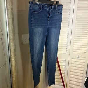 American Eagle Outfitters Dark Blue Skinny Jeans